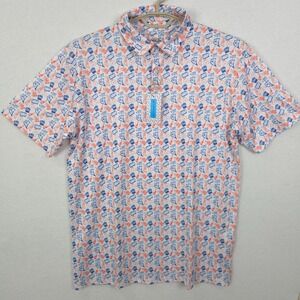 Proud 90 Golf Polo Shirt Mens Size XL Printed Performance Short Sleeve NEW